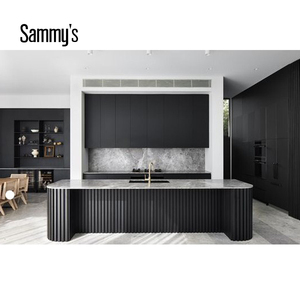 Úc Chất lượng cao hiện đại Modular tủ bếp mộc ván ép xây dựng Acrylic bề mặt đá cẩm thạch nhân tạo backsplash - Product Image 2