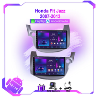 Autoradio pour Honda Fit Jazz 2007-2013 GPS Navi Sans Fil Apple CarPlay Android Auto Lecteur Multimédia Stéréo WiFi 4G Mirror Link