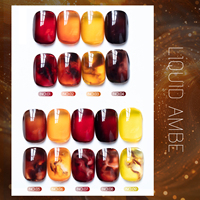 ZRKGEL Professionnel En Gros TPO HEMA Free Gel Polish High Pigment Échantillons Gratuits Gel UV Amber Jelly Gel Polish Kit pour Nail Art