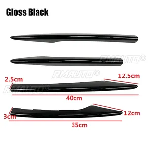 4 pièces de garniture de phare antibrouillard avant pour Mercedes Benz 2021+ W213 E260 E300 E53, séparateur de phare antibrouillard, pièces de style extérieur - Product Image 3