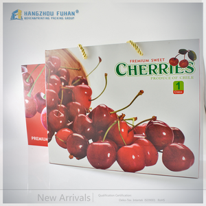 Favores regalo paquete establece fruta bolsa de compras de papel personalizado con la Caja - Product Image 5