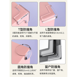 Longfa Corner Protectors L Shaped <b>Silicone</b> Anti Collision Guards For Kids Safety <b>Window</b> Table Edge Protection - Product Image 4