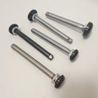 Axe de roue de fauteuil roulant à dégagement rapide sans outil, axe de remplacement robuste avec goupille de positionnement à bouton-poussoir