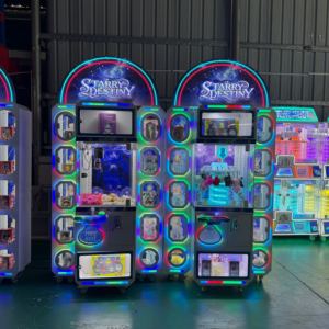 Máquina de garras miniatura operada con monedas, con premios de caja sorpresa y llaves mágicas, máquina recreativa metálica, 1 año de garantía, en inglés, para centros de juegos interiores - Product Image 5