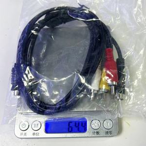 HongXing Interface semi-circulaire VMC-15FS <span class=keywords><strong>AV</strong></span> Electronics A/V Audio vidéo câble de sortie TV/cordon/plomb pour S Ony caméra caméscope vidéo - Product Image 6