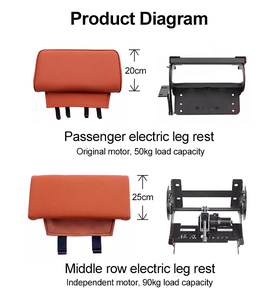 Siège de voiture de luxe TELISE avec repose-jambes, support électrique réglable, sièges intelligents de luxe avec dossier électrique, repose-jambes électrique pour Li Auto L8 - Product Image 4