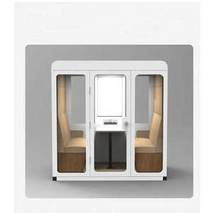 Cabina Acústica Moderna para Oficina, Serie Quatro Pod, para Reuniones de Cuatro Personas y Espacio de Trabajo Privado, de Proveedor Indio, en Venta - Product Image 5