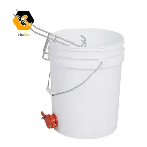 Plastic Honey Bucket with Honey Gate for Beekeeping 5 Gallon 25L 20L 15L 10L Honey Container with Valve