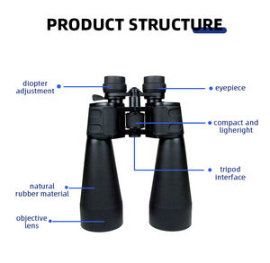 BINOCK Super binoculares potentes 20-180x100 Gran Telescopio zoom de largo alcance binoculares rusos astronómicos telescopio binacular - Product Image 4