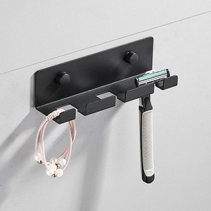 Support mural adhésif en acier inoxydable CXT619 pour câbles et prises électriques, sans perçage, pour rangement domestique - Product Image 3