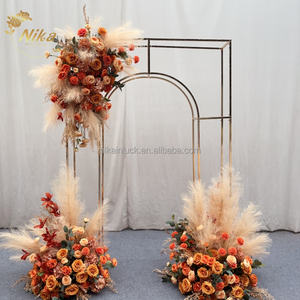 NIKA all'ingrosso pampa artificiale fiore rosa palla pampa <span class=keywords><strong>matrimonio</strong></span> <span class=keywords><strong>centrotavola</strong></span> fiori - Product Image 5