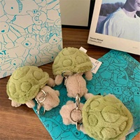 Nouveau porte-clés pendentif en peluche Tortue Timmy, jouet breloque de sac, cadeau fabriqué en Chine continentale pour les 5-7 ans