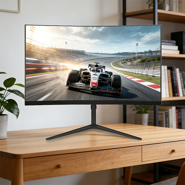 Factory OEM Design Built-in Power Supply DC Dimming 1920x1080 200Hz 1ms Computer Monitor R1500 31.5 Inch Curved Screen Monitor