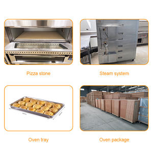 فرن خبز وبيتزا من الفولاذ المقاوم للصدأ من مصنع AIKAI في الصين، طابق واحد وصينية واحدة، فرن مخبوزات لخبز الخبز - Product Image 6