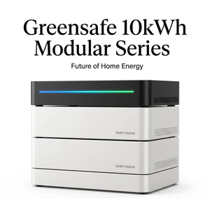 Batterie LiFePO4 hybride empilable Greensafe 51.2V200Ah pour stockage d'énergie domestique sur réseau, module professionnel PACK - Product Image 1