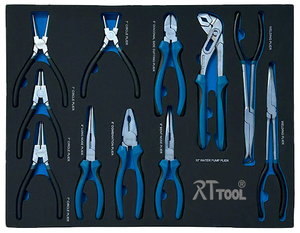 <span class=keywords><strong>Chariot</strong></span> d'atelier RT TOOL avec 7 tiroirs et un grand coffre latéral, contenant un ensemble de 316 outils électriques et manuels - Product Image 6