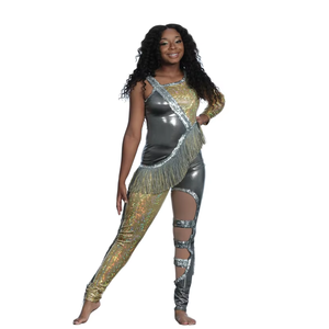 Uniformes personalizados de alto rendimiento para competiciones de baile de salón de Majorette y <span class=keywords><strong>Latino</strong></span> - Product Image 4