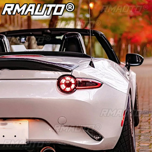 สปอยเลอร์หลังคาทรง Duckbill สำหรับ Mazda MX5 Miata ND RF LMS Style ทำจากไฟเบอร์กลาส ยังไม่ได้ทำสี  พร้อมอุปกรณ์ตกแต่งสำหรับรถแข่ง - Product Image 4