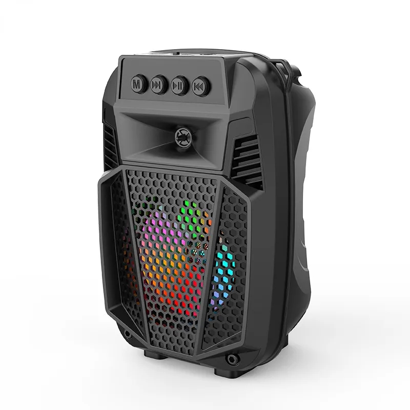 Karaoke Blue Tooth Speaker Outdoor Rgb Light Draadloze Standaard Grappige Draadloze Subwoofer Partij Draagbare Speaker