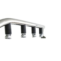 Nouveau lit de massage Vichy pour usage domestique, équipement de massage en acrylique et acier inoxydable, table de douche, lit de beauté spa, hydrothérapie aquatique