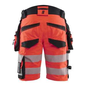 Blaklader-112016485599C56กางเกงขาสั้น Hi-Vis 4-Way สีแดง Hi-Vis/Black-EAN 7330509928004ชุดทำงาน HI-VIS - Product Image 2