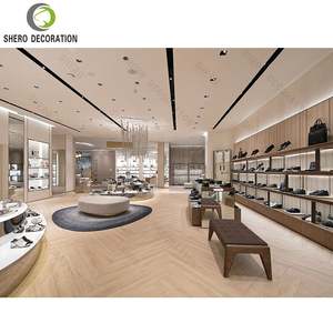 Exhibidor de Zapatos de Madera de Alta Gama Personalizado, Exhibidor de Zapatos Ecológico y Elegante <span class=keywords><strong>para</strong></span> Tiendas de Lujo, Diseño de Interiores - Product Image 5