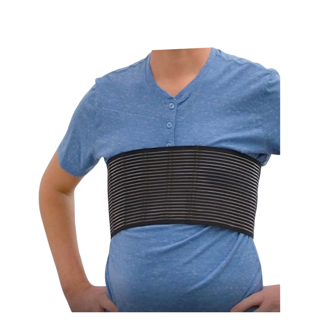 Rib Brace Rib Wrap Chest Binder to Reduce Pain | Chest Compression Support Belt Help Muscle Injuries