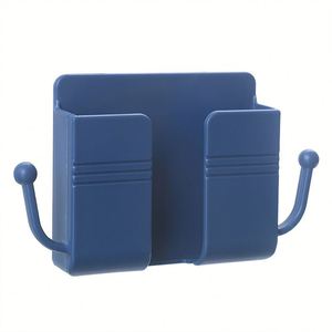 Popular Wall-mounted Punch-free Organizer Remote <b>Control</b> Case Mobile <b>Phone</b> Plug Charging Holder Rack Home Multifunction Stand - Product Image 5