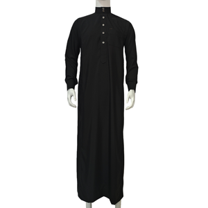 Thobe Arabo Tradizionale Modesto per Uomo, Stile Saudita, Alta Qualità, Maniche Lunghe, per Tutte le Stagioni - Product Image 2