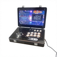 Console de jeu portable pliable avec écran de 14 pouces, joystick, boîte de jeu rétro Barton, machine de jeu récréative KUBIXION