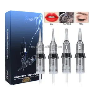 2022 Neueste Thunder lord Power Universal Cartridge Tattoo Nadeln Permanent Makeup Augenbrauen Eyeliner Lippen Microb lading