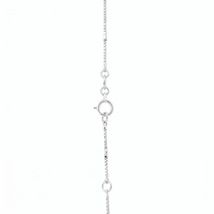 Playful Gloss White Pt950 Layered Neck Chain With Box Pineapple Motifs For Weekend Outing Ladies Light Platinum Jewelry - Product Image 6