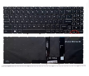 Nuevo teclado US SP GR para <span class=keywords><strong>MSI</strong></span> GF66 MS-1582 GF76 GL76 <span class=keywords><strong>GL66</strong></span> MS-17L1 MS-17H3 retroiluminado en rojo - Product Image 3