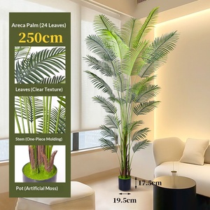 Planta Artificial en Oferta, Bonsái Artificial de 90cm-250cm de Altura y Palmera <span class=keywords><strong>Kentia</strong></span> de Plástico, Palmera Decorativa para Exteriores - Product Image 6