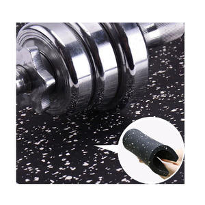 Equipo de gimnasio antideslizante, alfombrilla protectora de goma para suelo, rollo de gimnasio - Product Image 6