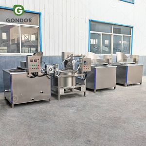 Freidora Comercial Automática para Pequeñas Industrias, Freidora de Pollo y Chips de Plátano, Máquina Freidora de Pollo a Gas - Product Image 2