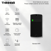 Thinmoo ABS 可定制徽标 OEM/ODM 支持 黑色 WiFi RFID 读卡器 13.56MHz ISO14443A 0-3m 读取距离 智能卡
