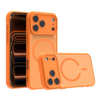 Coque de téléphone antichoc en TPU souple translucide mat avec chargement magnétique sans fil couleur bonbon pour iPhone 18 17 Pro Max