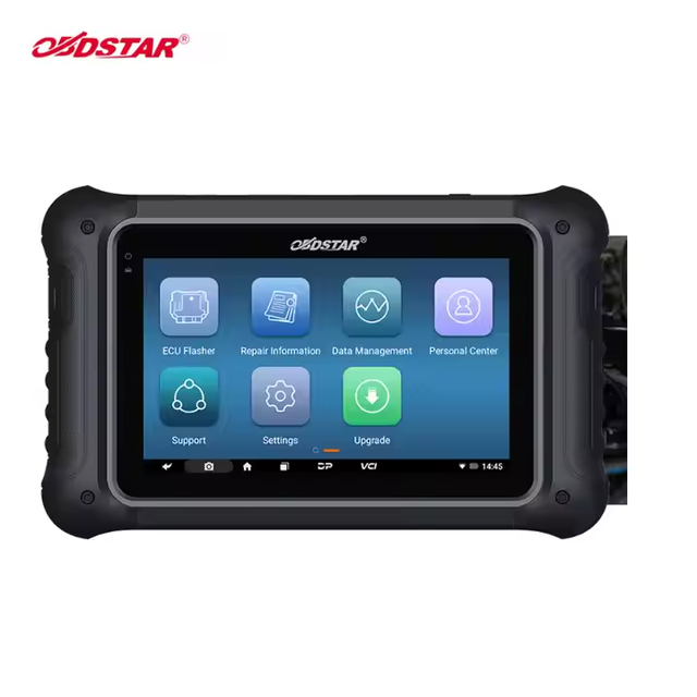 OBDSTAR DC706 12-24V Android Auto Diagnostic Tool ECU Flasher ECM Programmer LCD Display for Cars Motorcycles 1-Year Warranty