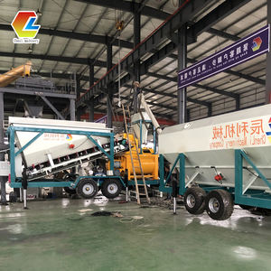 Mini ve düşük maliyetli mobil hareketli beton karıştırma tesisi harmanlama santrali küçük kuru hazır çimento beton karıştırma ekipmanları - Product Image 3