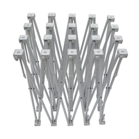 Dinding backdrop pop-up rangka aluminium portabel 10x8 kaki dengan pencetakan transfer termal untuk acara promosi
