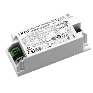 Controlador LED LiFud 220V AC/DC, convertidor de 150-500mA de salida, un solo canal para módulos LED - Product Image 1