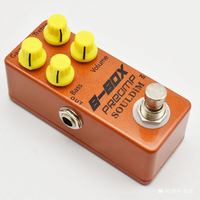 Pédale d'effet de guitare électrique professionnelle mini portable, distorsion, surcharge, delay, chorus, vibrato, en métal durable, fabriquée en Chine