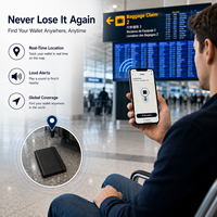 Étui de passeport intelligent et mince avec suivi, compatible Apple Find My et Android Find Hub, blocage RFID, recharge sans fil, anti-perte, porte-cartes intelligent