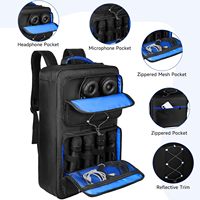 Étui de contrôleur DJ multifonctionnel personnalisé compatible avec Pioneer, sac à dos DJ léger et rembourré pour Numark Mixtrack