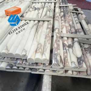 Plinthe en marbre naturel de qualité supérieure moulure hôtel Villa projet porte fenêtre cadre décoration pierre garniture marbre plinthe - Product Image 1