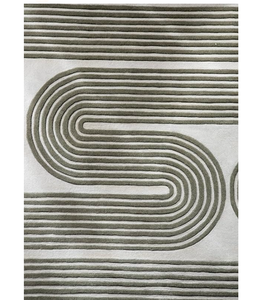 Alfombras Modernas de Lana/Bambú y Seda, Suaves y Duraderas, Antideslizantes, Tejidas, Lavables, para Sala de Estar, Elegantes - Product Image 1