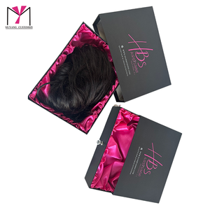 MUYANG Customized Logo Drawer Style Fancy Wig <b>Box</b> with Handle <b>Black</b> Wig <b>Box</b> - Product Image 5