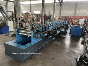 IRON STAR Hot Sale Voll automatische <span class=keywords><strong>C</strong></span>-und Z-Pfettenstahl-Kaltwalzform maschine Preis - Product Image 4