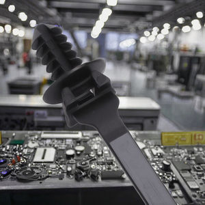 Attaches-câbles autobloquantes en nylon 66 de type <span class=keywords><strong>sapin</strong></span> 5,5*100mm X30 pour applications électriques, avec plaque d'ouverture 6,5-7,2mm - Product Image 3